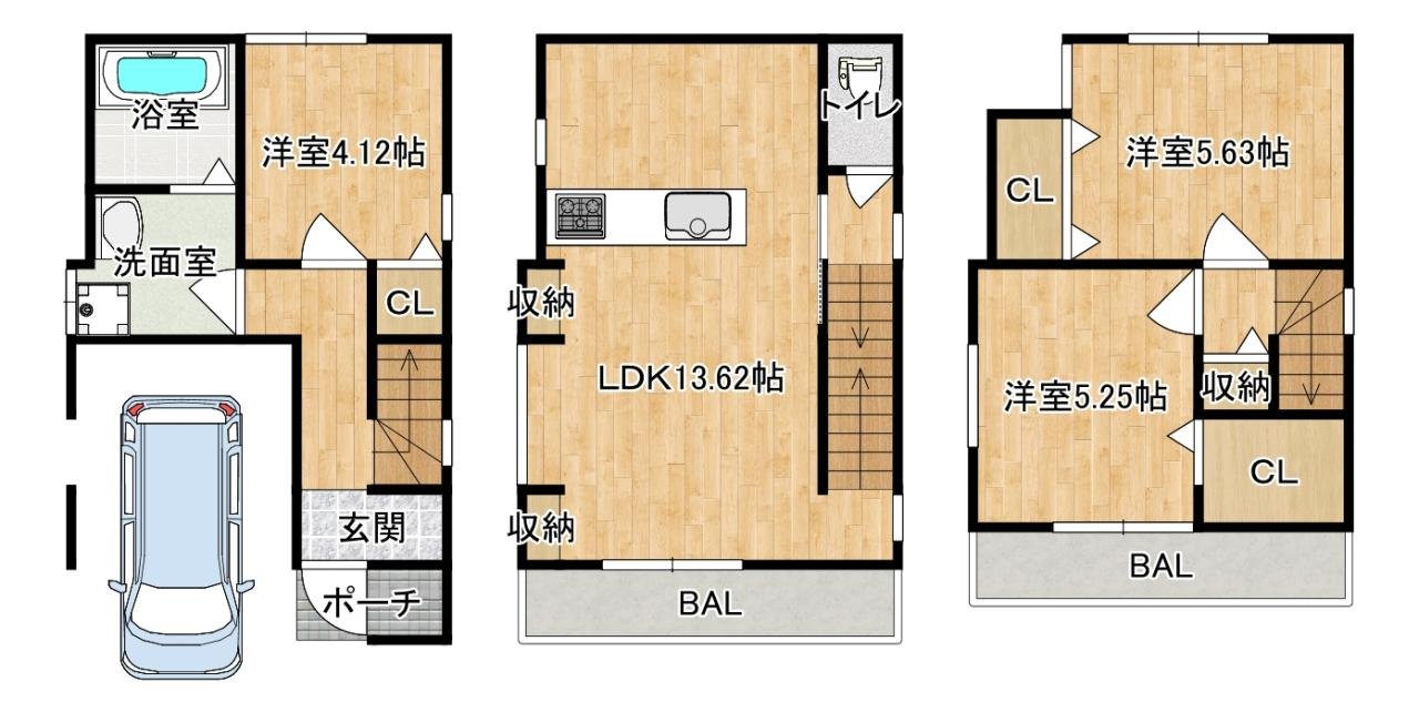 江瀬美　間取り図